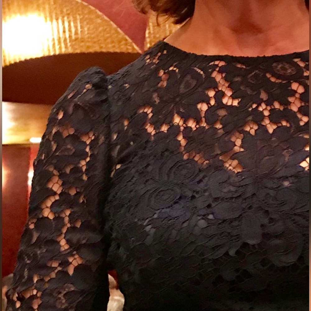 Dolce Gabbana floral lace dress size 42/6